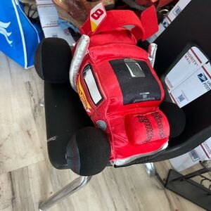 Red Plush Racing Car Toy